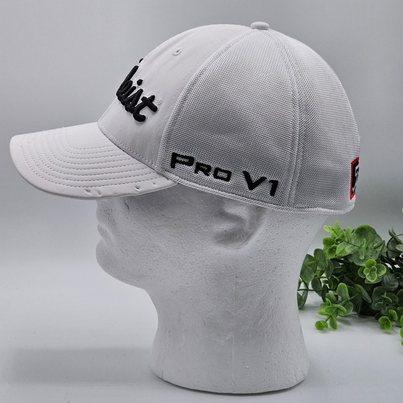 Titleist Pro V1 Footjoy Golf Hat‎ New Era Mesh Fitted Cap Size Small/Medium - Picture 3 of 8